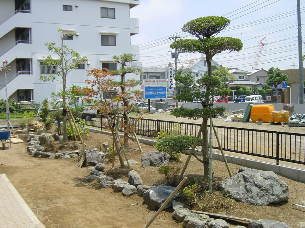 宮崎市　和風造園工事